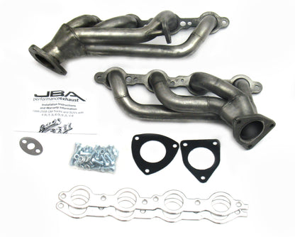 JBA 99-02 GM Truck 6.0L LS w/o A.I.R. w/EGR 1-5/8in Primary Raw 409SS Cat4Ward Header JBA