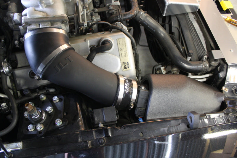 JLT 99-01 Ford Mustang SVT Cobra Black Textured Ram Air Intake Kit w/Red Filter - eliteracefab.com