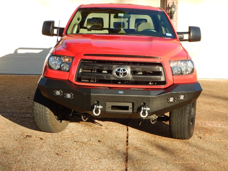 DV8 Offroad 07-13 Toyota Tundra Front Bumper - eliteracefab.com