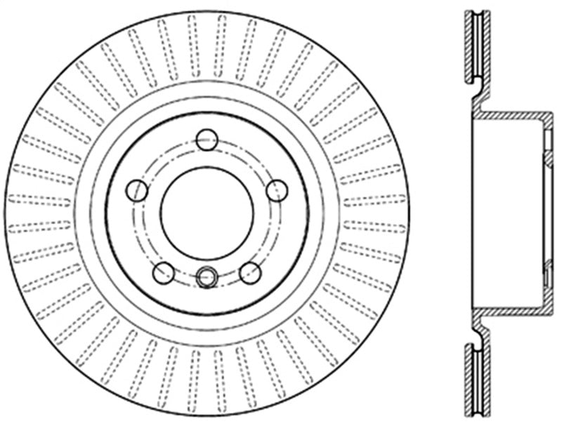 StopTech Slotted & Drilled Sport Brake Rotor Stoptech