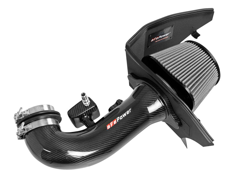 aFe Track Series Carbon Fiber Pro Dry S AIS - 16-19 Chevrolet Camaro SS V8-6.2L - eliteracefab.com