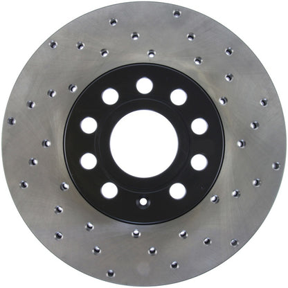 StopTech 05-10 VW Jetta (Exc Wagon) / 09-10 Jetta Wagon / 07-10 Rabbit Drilled Left Front Rotor Stoptech