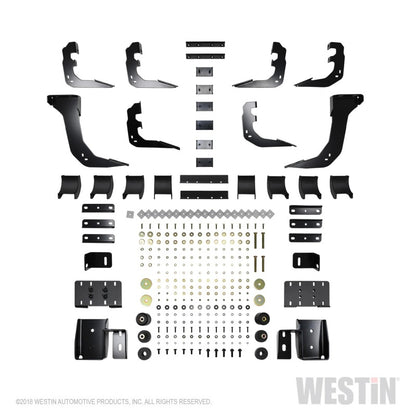 Westin 19-21 Ram 1500 Crew Cab R5 M-Series Wheel-to-Wheel Nerf Step Bars - Black - eliteracefab.com