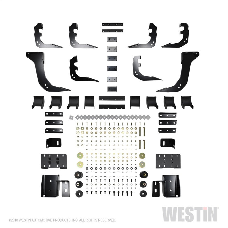 Westin 19-21 Ram 1500 Crew Cab R5 M-Series Wheel-to-Wheel Nerf Step Bars - Black - eliteracefab.com