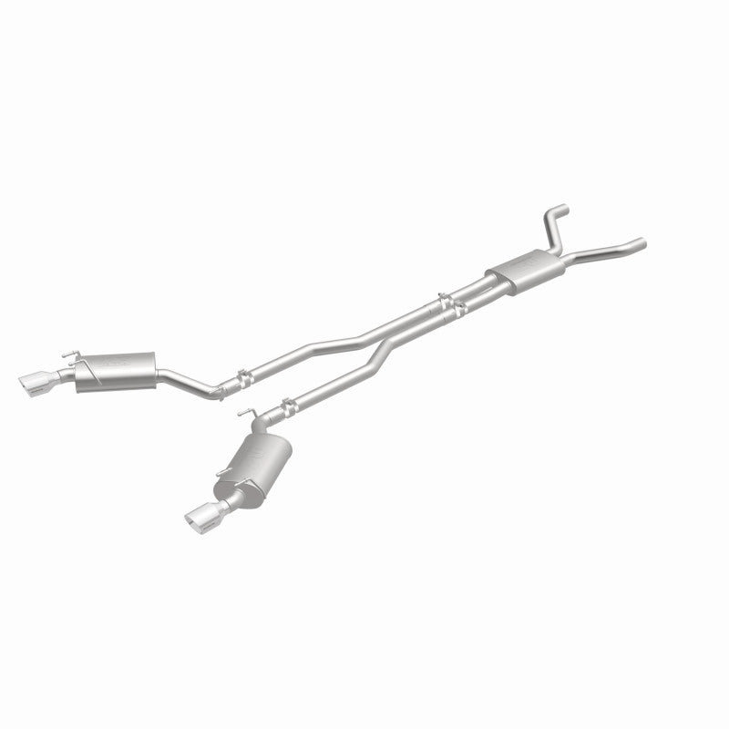 MagnaFlow Cat-Back Stainless Dual Split Rear Exit 4in Polished Tips 11-15 Chevy Camaro 3.6L V6 Magnaflow