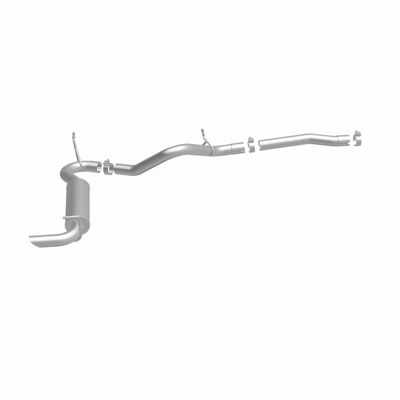 MagnaFlow 12-14 Jeep Wrangler 3.6L Single Straight Rear P/S Exit Stainless C/b Perf Exhaust-Comp Magnaflow