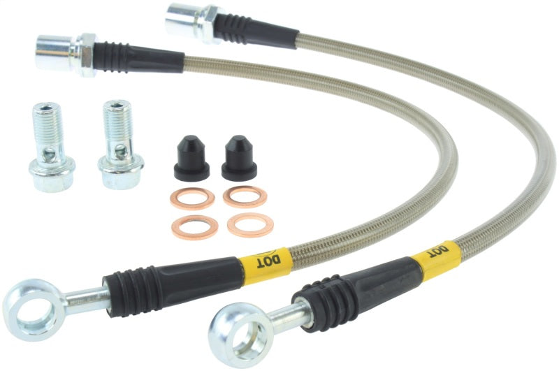 STOPTECH 98-05 LEXUS GS300/GS350/GS400/GS430/GS450H FRONT STAINLESS STEEL BRAKE LINES, 950.44001 - eliteracefab.com