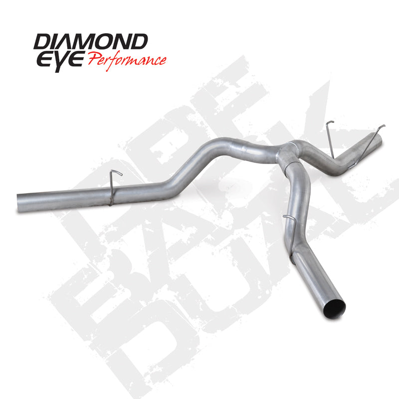 Diamond Eye KIT 4in DPF-BACK DUAL AL: DODGE 6.7L 2500 2014 LONG BOX ONLY Diamond Eye Performance
