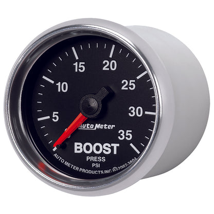 AutoMeter GS 2 1/16 inch 35PSI Mechanical Boost Gauge 3804