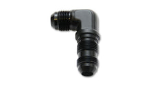 Load image into Gallery viewer, Vibrant -8AN Bulkhead Adapter 90 Degree Elbow Fitting - Anodized Black Only - eliteracefab.com