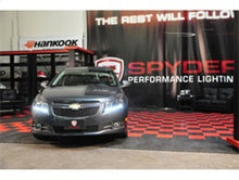 Load image into Gallery viewer, Spyder Chevy Cruze 11-14 Projector Headlights LED Halo -DRL Blk High H1 Low H7 PRO-YD-CCRZ11-DRL-BK - eliteracefab.com