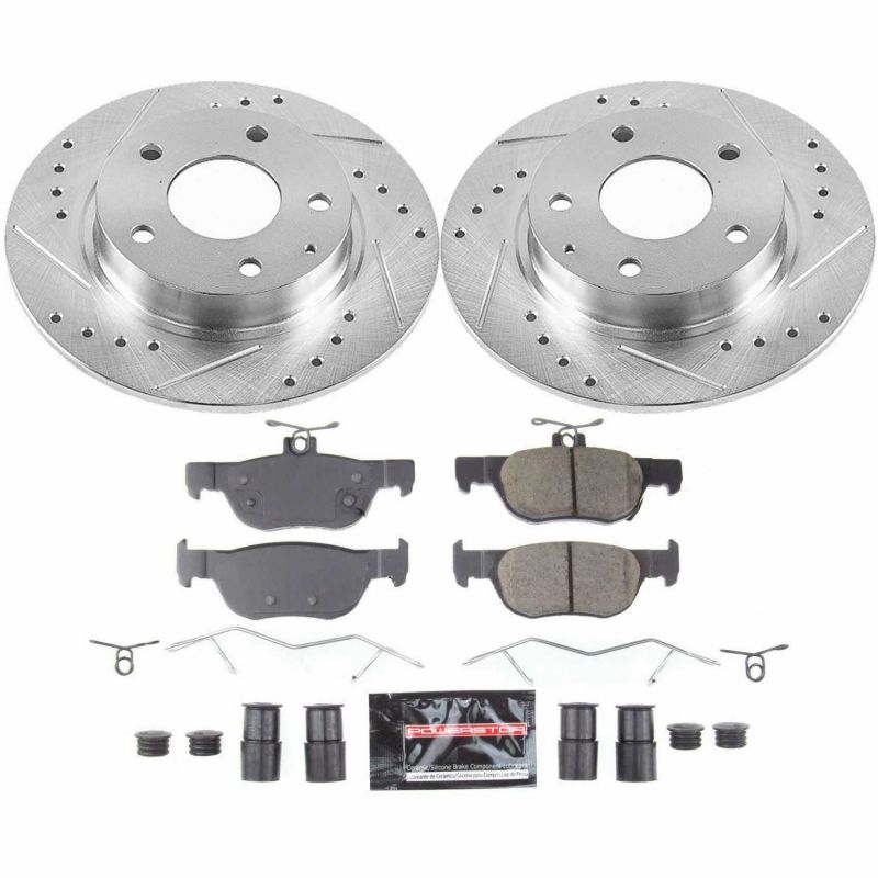 Power Stop 2019 Mazda 3 Rear Z23 Evolution Sport Brake Kit - eliteracefab.com