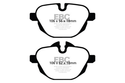 EBC GreenStuff Rear Brake Pads - DP22047 EBC