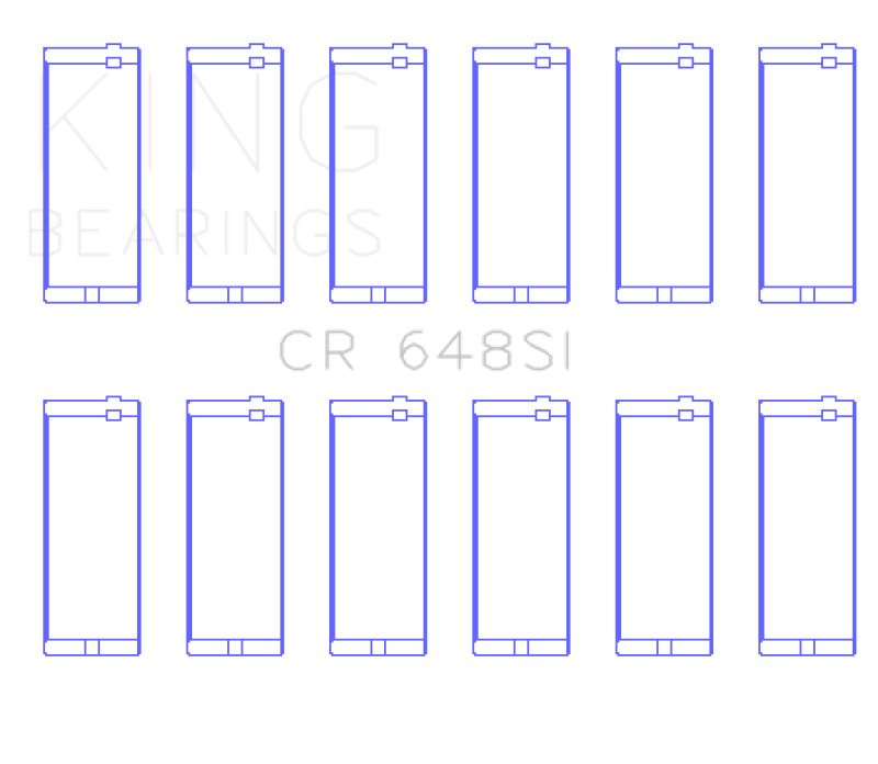 King Jeep 232CI/242CI/248CI / Rambler 232CI (Size .030) Connecting Rod Bearing Set