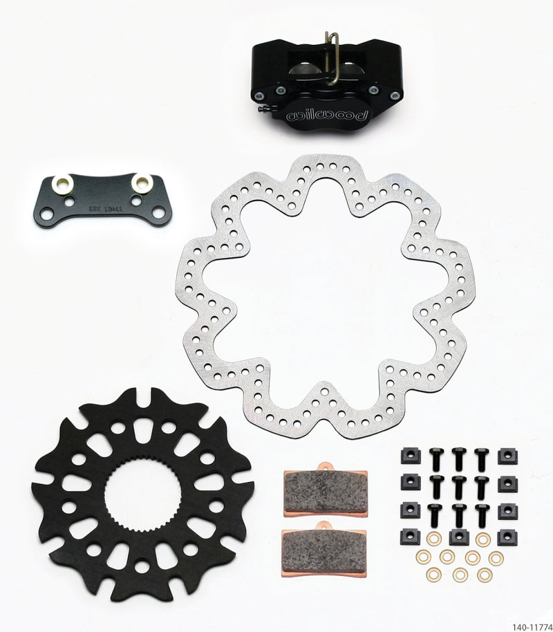 Wilwood GP320 Right Rear Kit SA Rotor 10.50in SuperAlloy Solid Rotor Wilwood