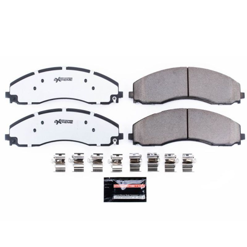 Power Stop 17-19 Ford F-450 Super Duty Rear Z36 Truck & Tow Brake Pads w/Hardware - eliteracefab.com