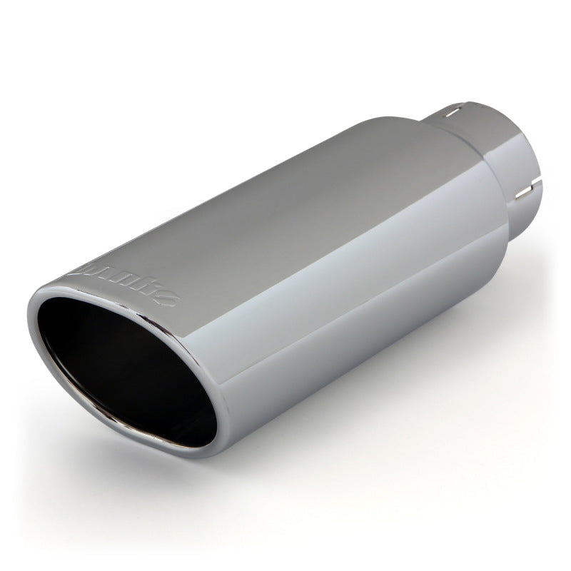 Banks Power Tailpipe Tip Kit - SS Obround Angle Cut - Chrome - 3in Tube - 3.75in X 4.5in X 11.5in Banks Power