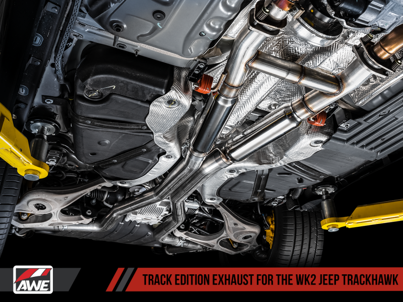 AWE Tuning 2020 Jeep Grand Cherokee SRT/Trackhawk Track Edition Exhaust - Use w/Stock Tips - eliteracefab.com