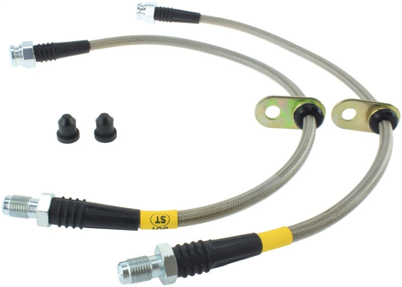 StopTech 2014 Ford Fiesta ST Stainless Steel Rear Brake Lines - eliteracefab.com