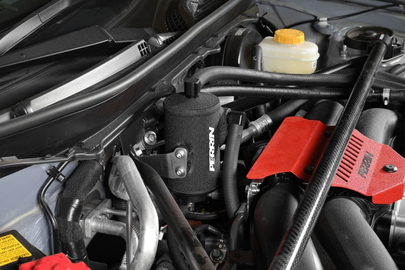 Perrin 22-23 Toyota GR86 / 13-16 Scion FR-S / 13-23 Subaru BRZ Air Oil Separator - Black Perrin Performance