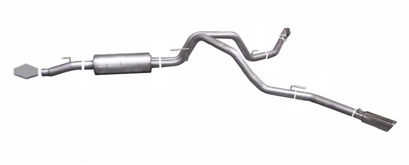 Gibson 11-14 Ford F-150 FX4 5.0L 3in/2.5in Cat-Back Dual Extreme Exhaust - Stainless Gibson