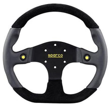 Load image into Gallery viewer, Sparco Strwhl L999 Mugello Blk/Blk/Bl - eliteracefab.com