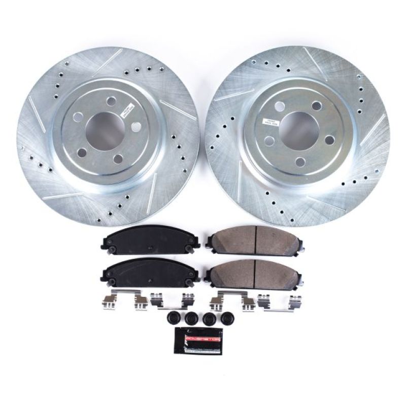 Power Stop 05-19 Chrysler 300 Front Z23 Evolution Sport Brake Kit - eliteracefab.com