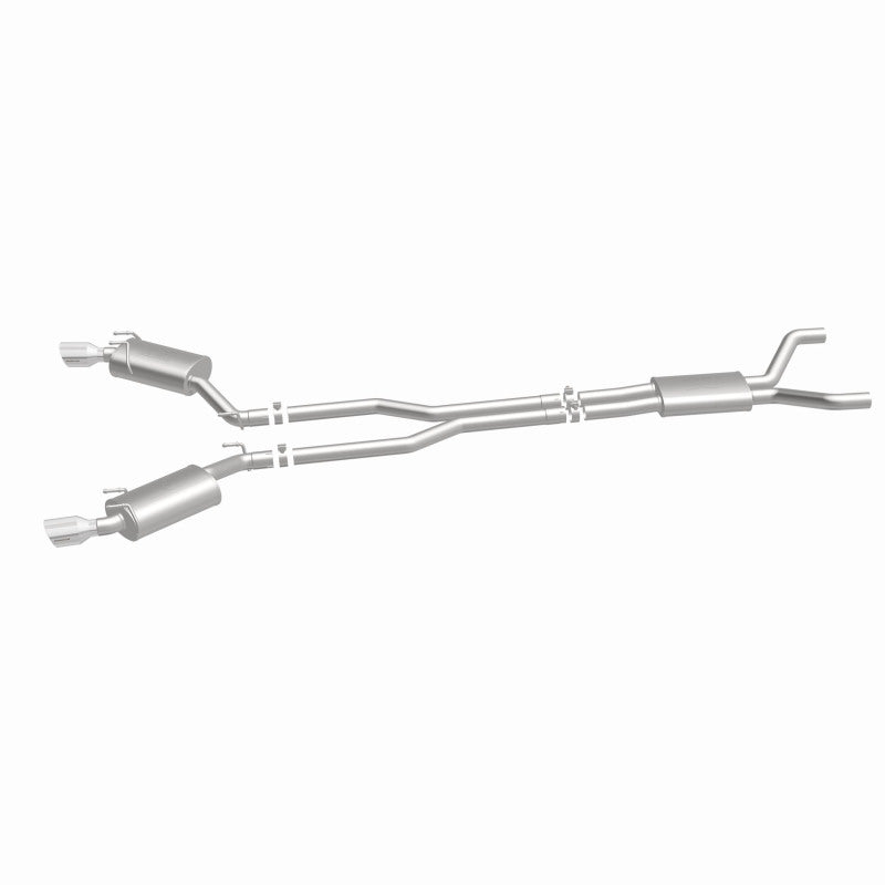 MagnaFlow Cat-Back Stainless Dual Split Rear Exit 4in Polished Tips 11-15 Chevy Camaro 3.6L V6 Magnaflow