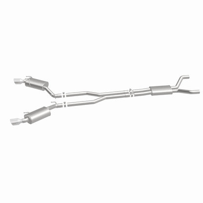 MagnaFlow Cat-Back Stainless Dual Split Rear Exit 4in Polished Tips 11-15 Chevy Camaro 3.6L V6 Magnaflow