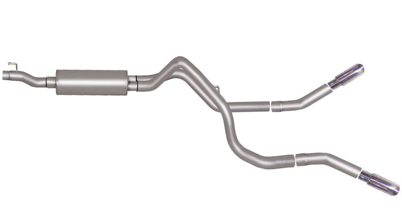 Gibson 06-08 Dodge Ram 1500 Laramie 5.7L 2.5in Cat-Back Dual Extreme Exhaust - Stainless Gibson