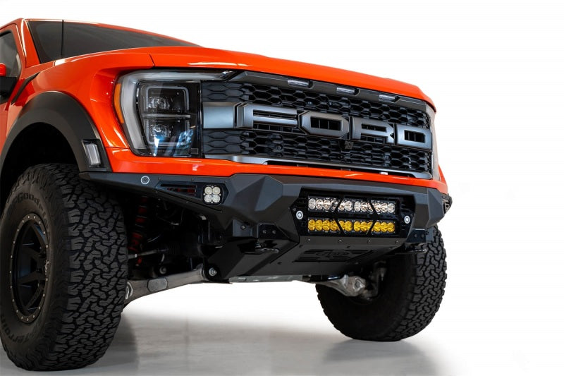 Addictive Desert Designs 2021+ Ford Raptor Bomber Front Bumper w/ Dual 20IN LED Mounts - eliteracefab.com