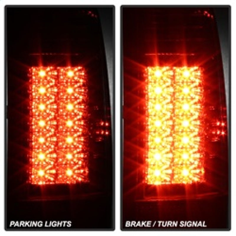 Spyder Ford Super Duty 08-15 Version 2 LED Tail Lights Smoke ALT-YD-FS07-LED-G2-SM - eliteracefab.com