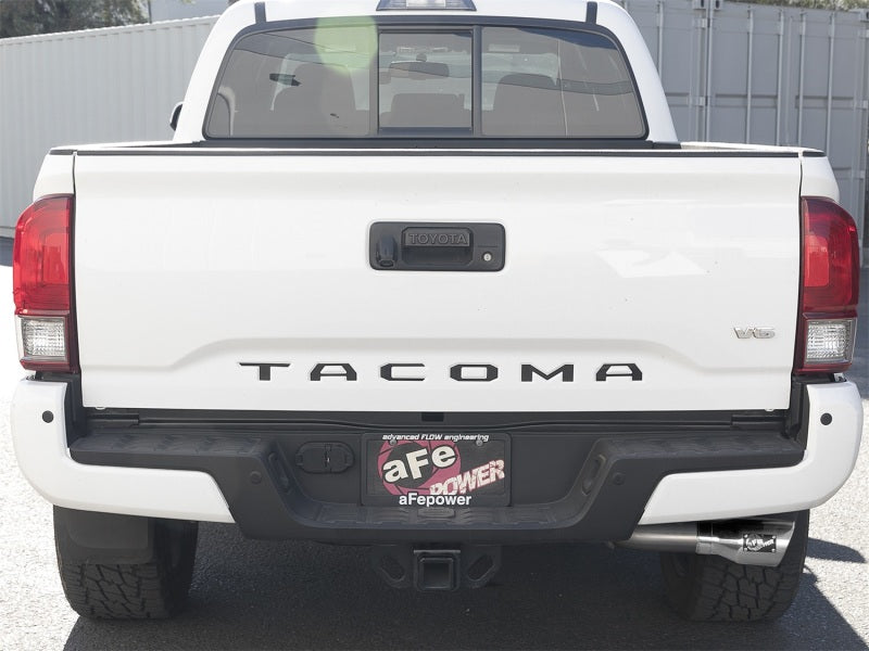 aFe MACH Force-Xp 2-1/2in 304 SS Cat-Back Exhaust w/ Polished Tips 2016+ Toyota Tacoma 2.7L/3.5L - eliteracefab.com