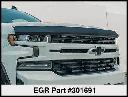 EGR 2019 Chevy 1500 Super Guard Hood Guard - Dark Smoke EGR