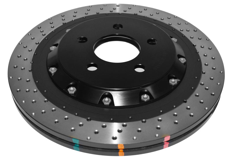 DBA 15-20 Ford Mustang GT (w/380mm Front Rotor/Brembo Calipers) Rear 5000 Series Drill & Slot Ring DBA