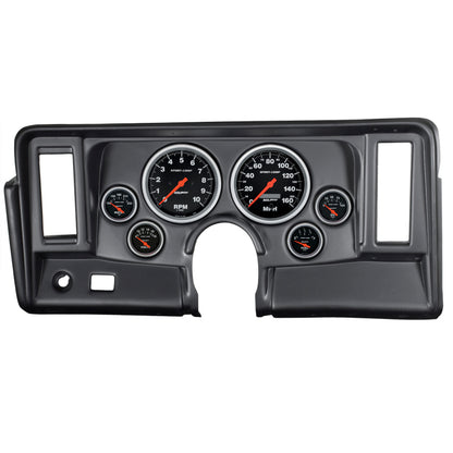 Autometer Sport-Comp 66-76 Nova Dash Kit 6pc Tach / MPH / Fuel / Oil / WTMP / Volt 7024-SC