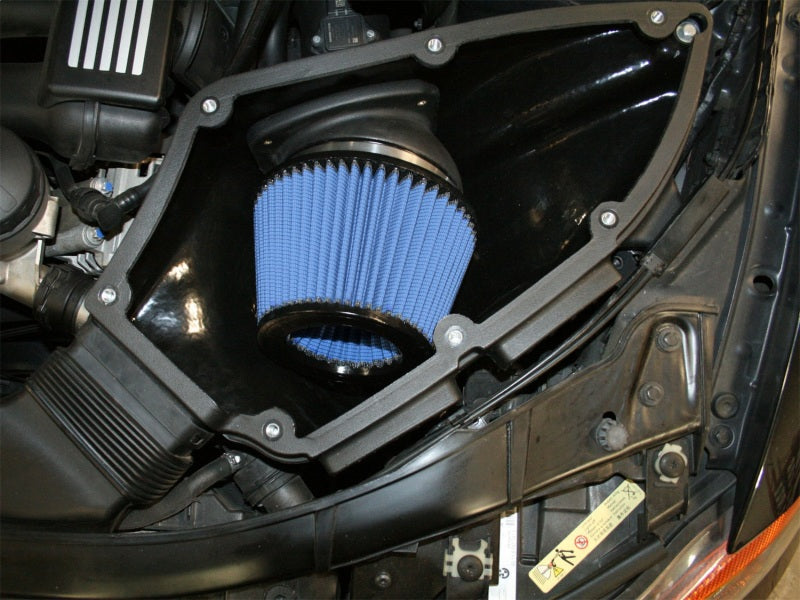 aFe MagnumForce Stage 2 Si Intake System Pro 5 R Black 06-12 BMW 3 Series E9x L6 3.0L Non-Turbo - eliteracefab.com