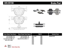 Load image into Gallery viewer, STOPTECH PERFORMANCE 06-09 BMW M5 E60 / 07-09 M6 E63/E63 REAR BRAKE PADS, 309.09190 - eliteracefab.com