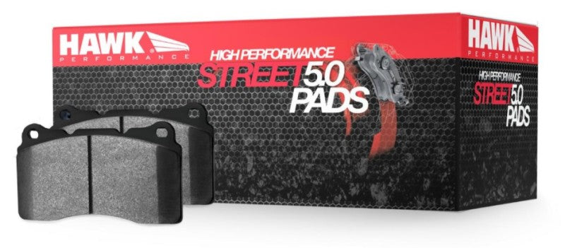 Hawk 11-12 Dodge Durango / 11-12 Jeep Grand Cherokee HPS 5.0 Front Street Brake Pads - eliteracefab.com