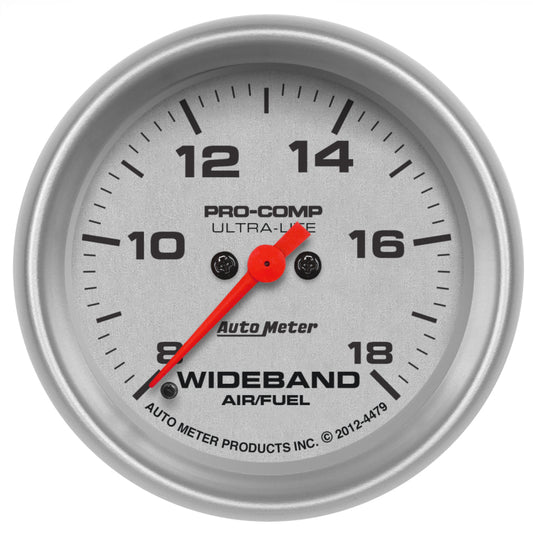 Autometer Ultra-Lite 2-5/8in Wideband Air/Fuel Ratio Analog (8:1-18:1 AFR) 4479