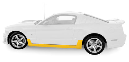 ROUSH 2005-2009 Ford Mustang 4.0L/4.6L Unpainted Side Skirt Kit - eliteracefab.com