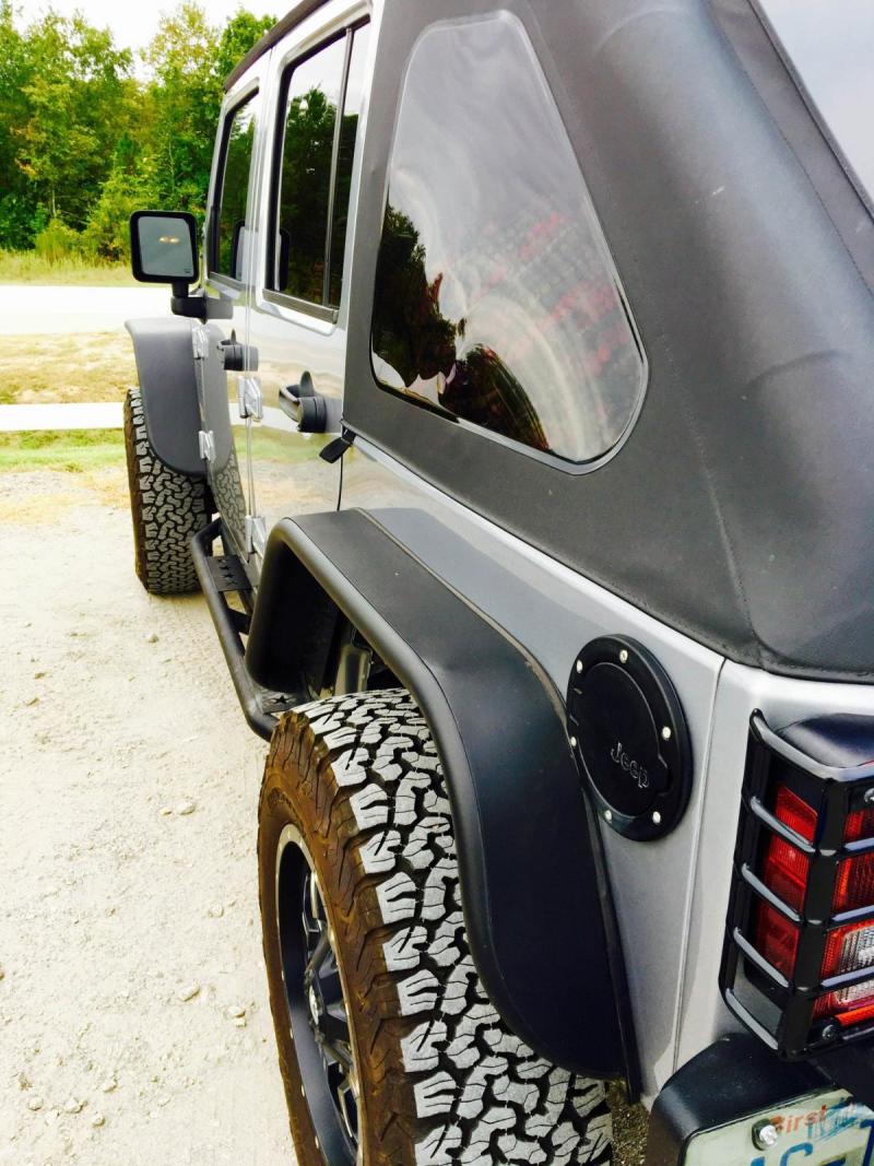 DV8 Offroad 07-18 Jeep Wrangler JK Front & Rear Flat Tube Fenders - eliteracefab.com