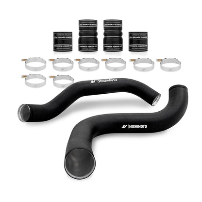 Mishimoto 99-03 Ford 7.3L Powerstroke PSD Intercooler Pipe/Boot Kit - Wrinkle Black - eliteracefab.com