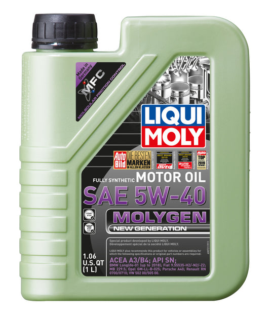 LIQUI MOLY 1L Molygen New Generation Motor Oil 5W40 LIQUI MOLY