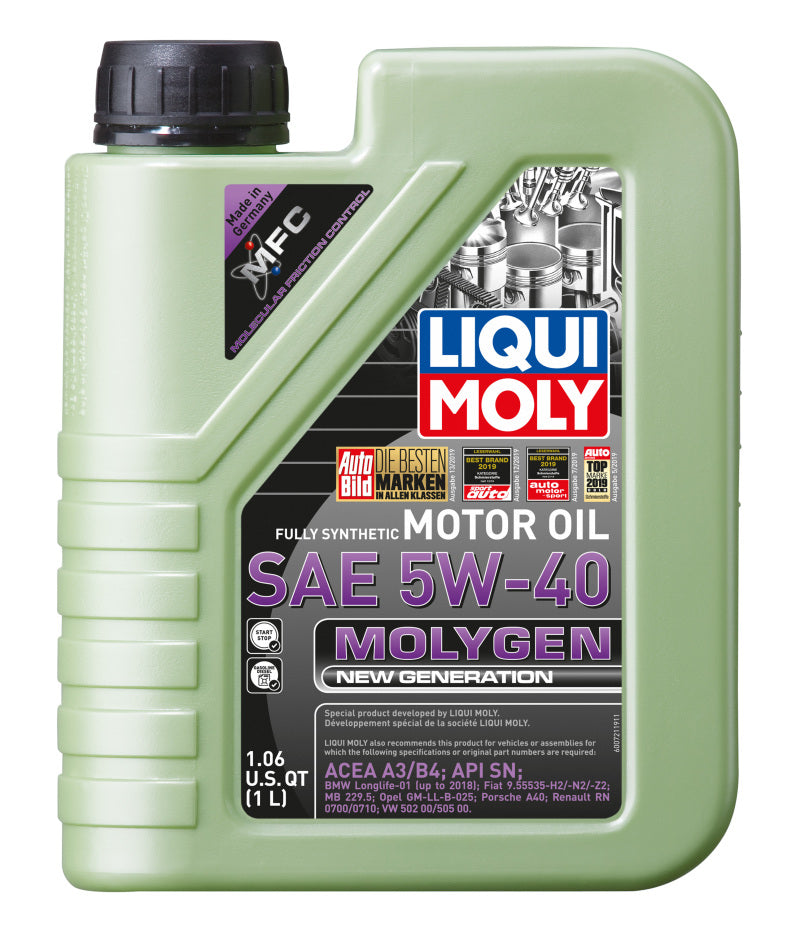 LIQUI MOLY 1L Molygen New Generation Motor Oil 5W40