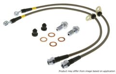 STOPTECH 00-05 MITSUBISHI ECLIPSE / 01-05 DODGE STRATUS STAINLESS STEEL FRONT BRAKE LINES, 950.46001 - eliteracefab.com