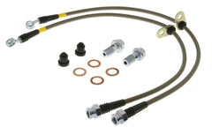 StopTech 02-06 Acura RSX Front SS Brake Lines - eliteracefab.com