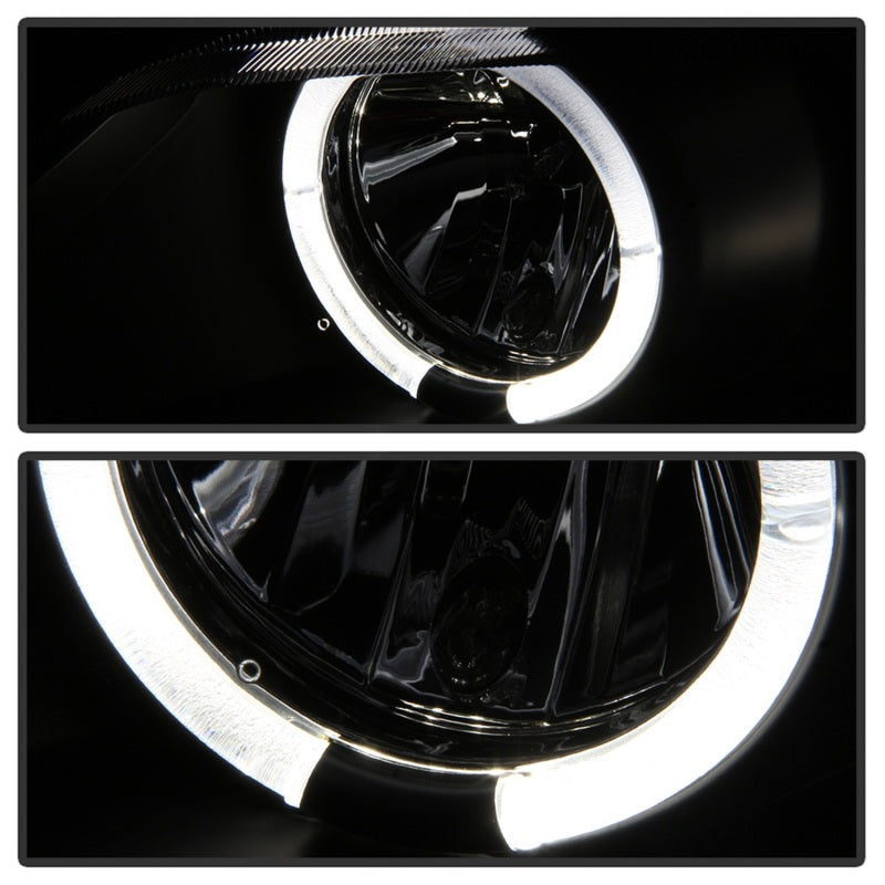 Spyder BMW Z3 96-02 Projector Headlights LED Halo Black High H1 Low H1 PRO-YD-BMWZ396-HL-BK - eliteracefab.com