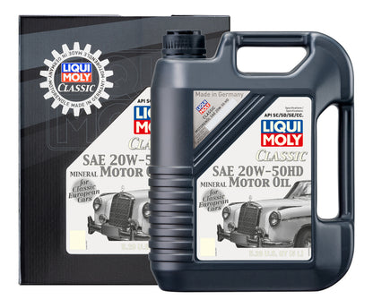 LIQUI MOLY 5L Classic Motor Oil SAE 20W50 HD LIQUI MOLY