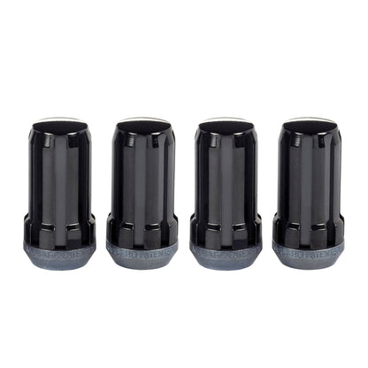 McGard SplineDrive Lug Nut (Cone Seat) M14X1.5 / 1.935in. Length (4-Pack) - Black (Req. Tool) - eliteracefab.com